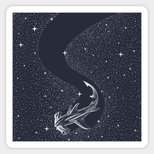 Starry Hammerhead Sticker